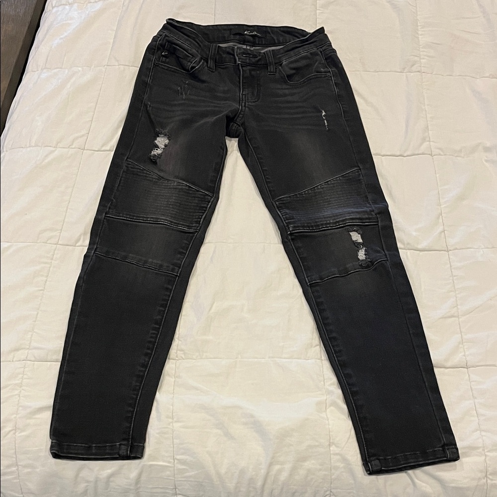 KanCan Black Distressed Women Jeans